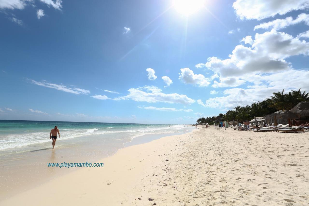 Playa Mambo Eco Cabanas Hotel Tulum Exterior foto